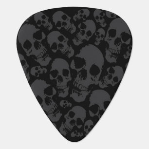 BLACK SKULLS GUITAR PICK