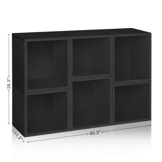 Black Small Way Basics Storage Cubes (Dimensions)