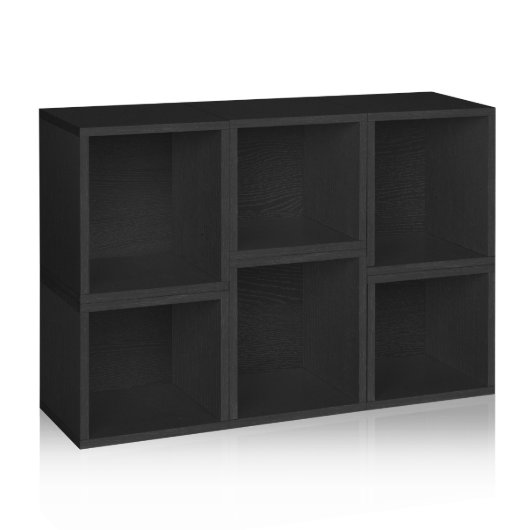 Black Small Way Basics Storage Cubes (Front)