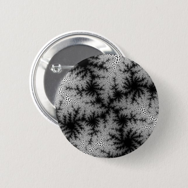 Black Smoke Speckle Button (Front & Back)
