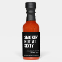 Black Smokin' Hot 60th Birthday Party Favor