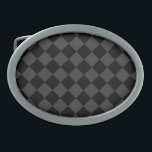 Black & Smoky Black Diamonds – Elegant & Timeless Belt Buckle<br><div class="desc">The Black & Smoky Black Diamond pattern is a refined and timeless geometric design that adds depth and sophistication to any space or accessory. Featuring alternating black and smoky black diamond shapes, this pattern creates a striking visual contrast while maintaining an understated elegance. Its monochrome aesthetic is perfect for modern,...</div>