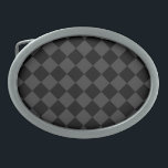 Black & Smoky Black Diamonds – Elegant & Timeless Belt Buckle<br><div class="desc">The Black & Smoky Black Diamond pattern is a refined and timeless geometric design that adds depth and sophistication to any space or accessory. Featuring alternating black and smoky black diamond shapes, this pattern creates a striking visual contrast while maintaining an understated elegance. Its monochrome aesthetic is perfect for modern,...</div>