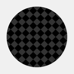 Black & Smoky Black Diamonds – Elegant & Timeless Coaster Set