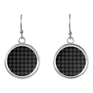 Black & Smoky Black Diamonds – Elegant & Timeless Earrings