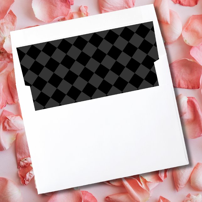 Black & Smoky Black Diamonds – Elegant & Timeless Envelope Liner (Creator Uploaded)