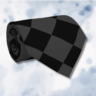 Black & Smoky Black Diamonds – Elegant & Timeless Neck Tie