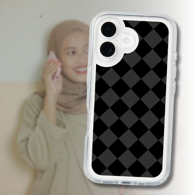 Black & Smoky Black Diamonds – Elegant & Timeless Speck iPhone Case (Creator Uploaded)