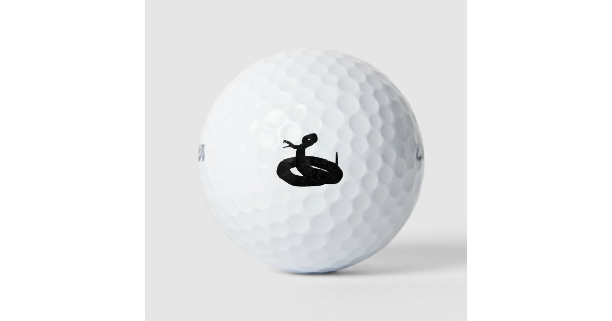 Black Snake Golf Balls Zazzle