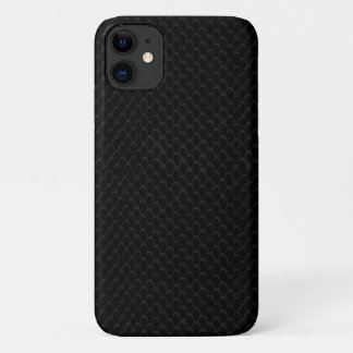 Black Snake Skin Pattern Design iPhone 11 Case