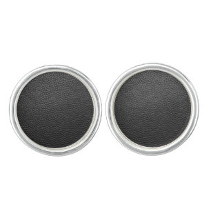 Black Snakeskin Cufflinks
