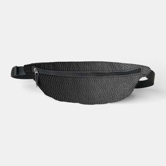 Black Snakeskin  Fanny Pack (Front)