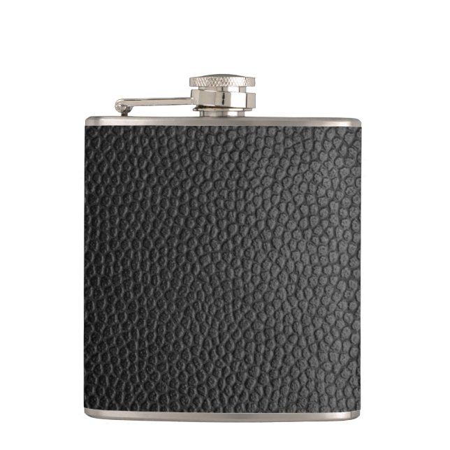 Black Snakeskin  Flask (Front)