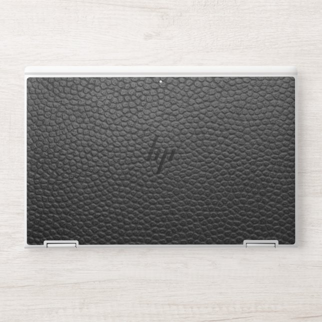 Black Snakeskin HP Laptop Skin (Front)