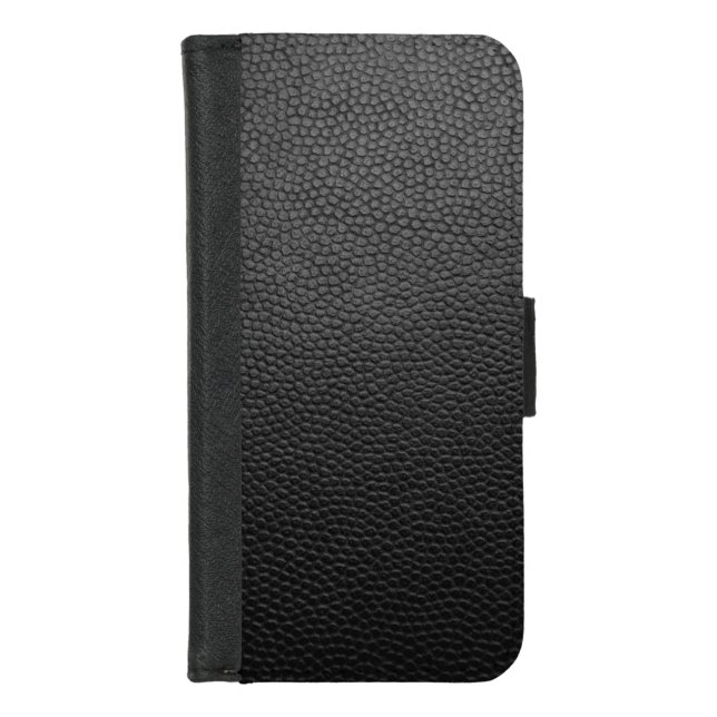 Black Snakeskin iPhone Wallet Case (Front)