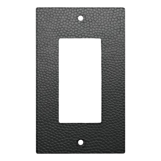Black Snakeskin Light Switch Cover (Front)