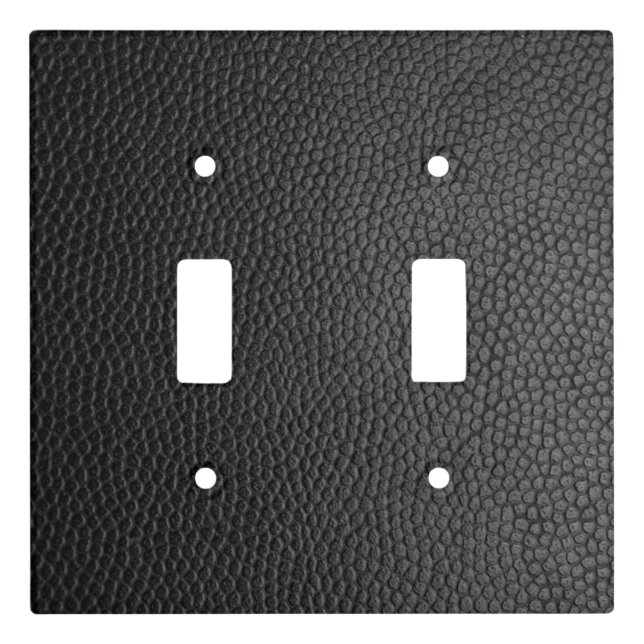 Black Snakeskin  Light Switch Cover (Front)