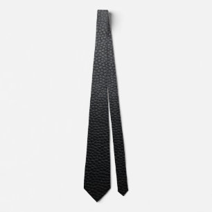 Black Snakeskin Neck Tie