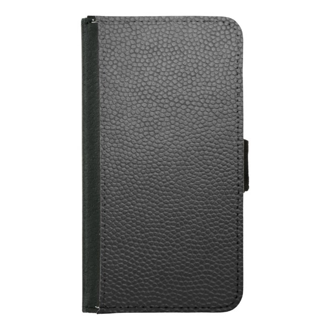Black Snakeskin Samsung Galaxy Wallet Case (Front)