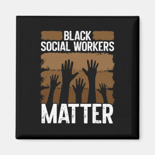 Black Social Worker African American Black History Magnet