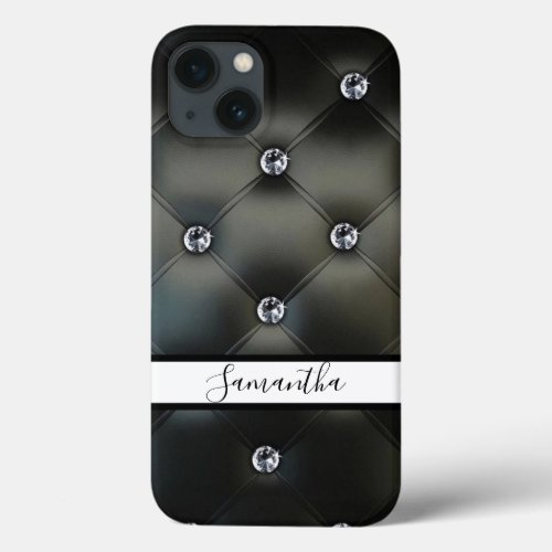 black sofa leather Simple minimalist modern    Cas iPhone 13 Case