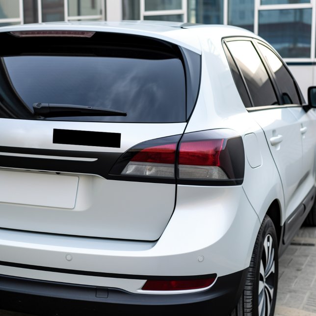 Black Solid Color Bumper Sticker (Creator Uploaded)