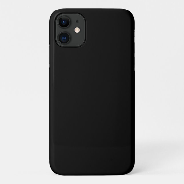Black (solid color)   Case-Mate iPhone case (Back)
