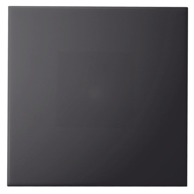 Black Solid Color Ceramic Tile (Front)
