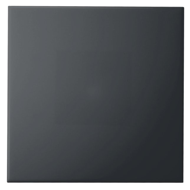 Black Solid Color Ceramic Tile (Front)