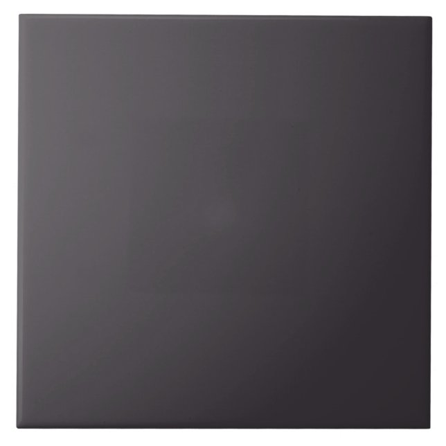 Black Solid Color Ceramic Tile (Front)