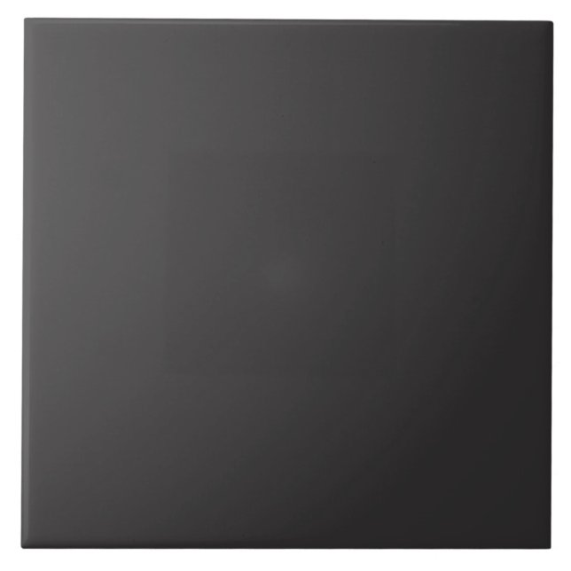 Black Solid Color Ceramic Tile (Front)