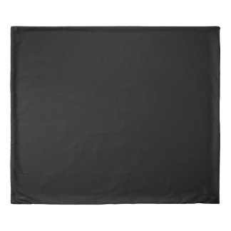 black solid color duvet comforter cover