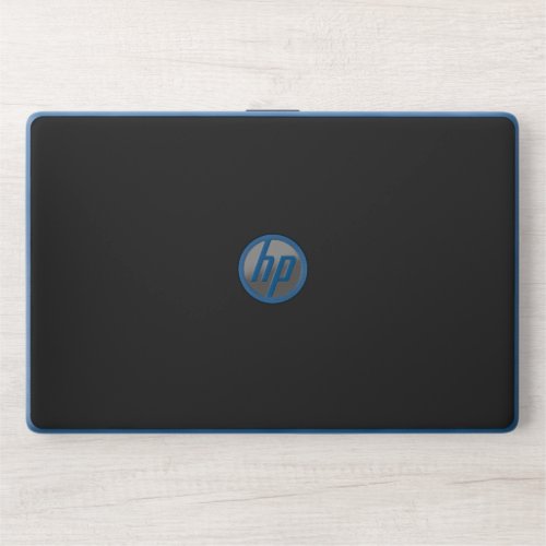 Black solid color   HP laptop skin
