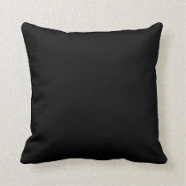 black solid color pillow black solid color pillow