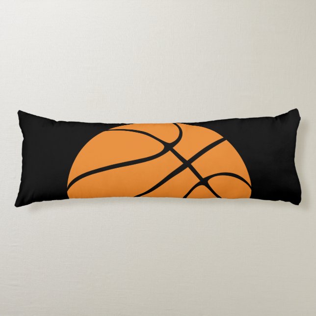 Black solid color pillow (Front)