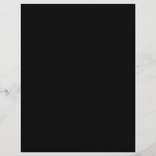 Black Solid Color Scrapbooking Paper 