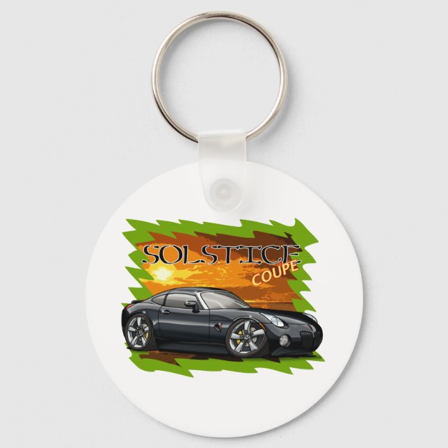 Black Solstice Coupe Keychain (Front)