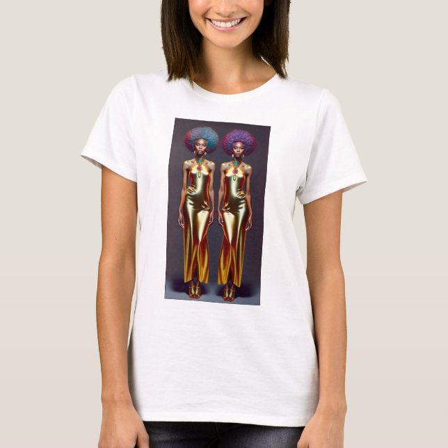 Black soul music and Soul Train have influenced fa T-Shirt (Front)