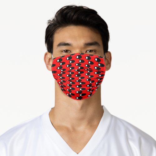 Black Spaceships  Adult Cloth Face Mask