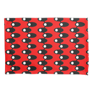 Black Spaceships  Pillow Case