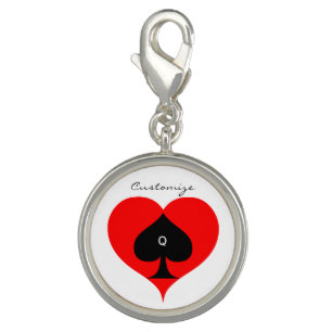 Black Spade Red Heart Thunder_Cove Charm
