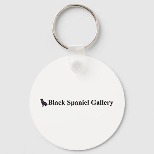 Black Spaniel Gallery Keychain
