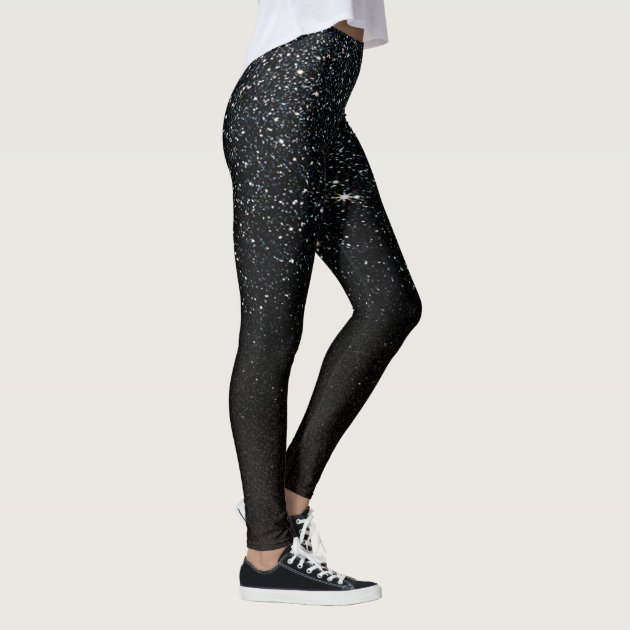 White sparkle clearance leggings