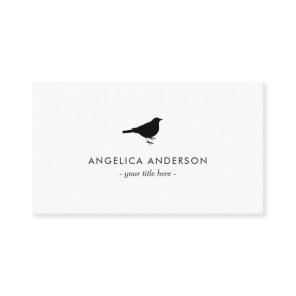 Black Sparrow Business Card