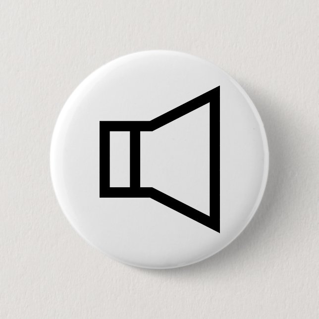 black speaker icon button (Front)