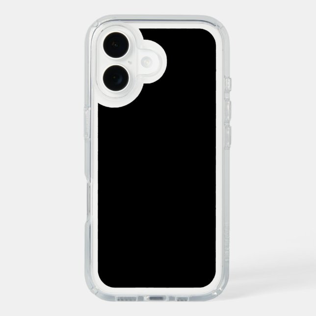 Black Speck  iPhone Case (Front)