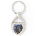 Black Spectacled Bear Keychain