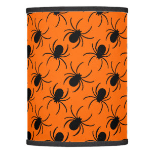 black spider halloween design lamp shade