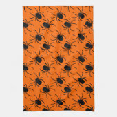 black spider halloween design towel (Vertical)