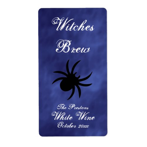 Black Spider in Purple Haze Wine Label